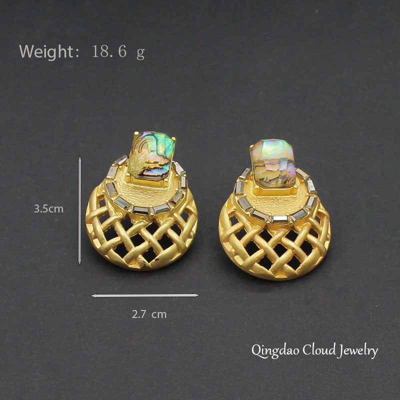 Antique Style Fairy Niche Design High Class Elegant Earrings