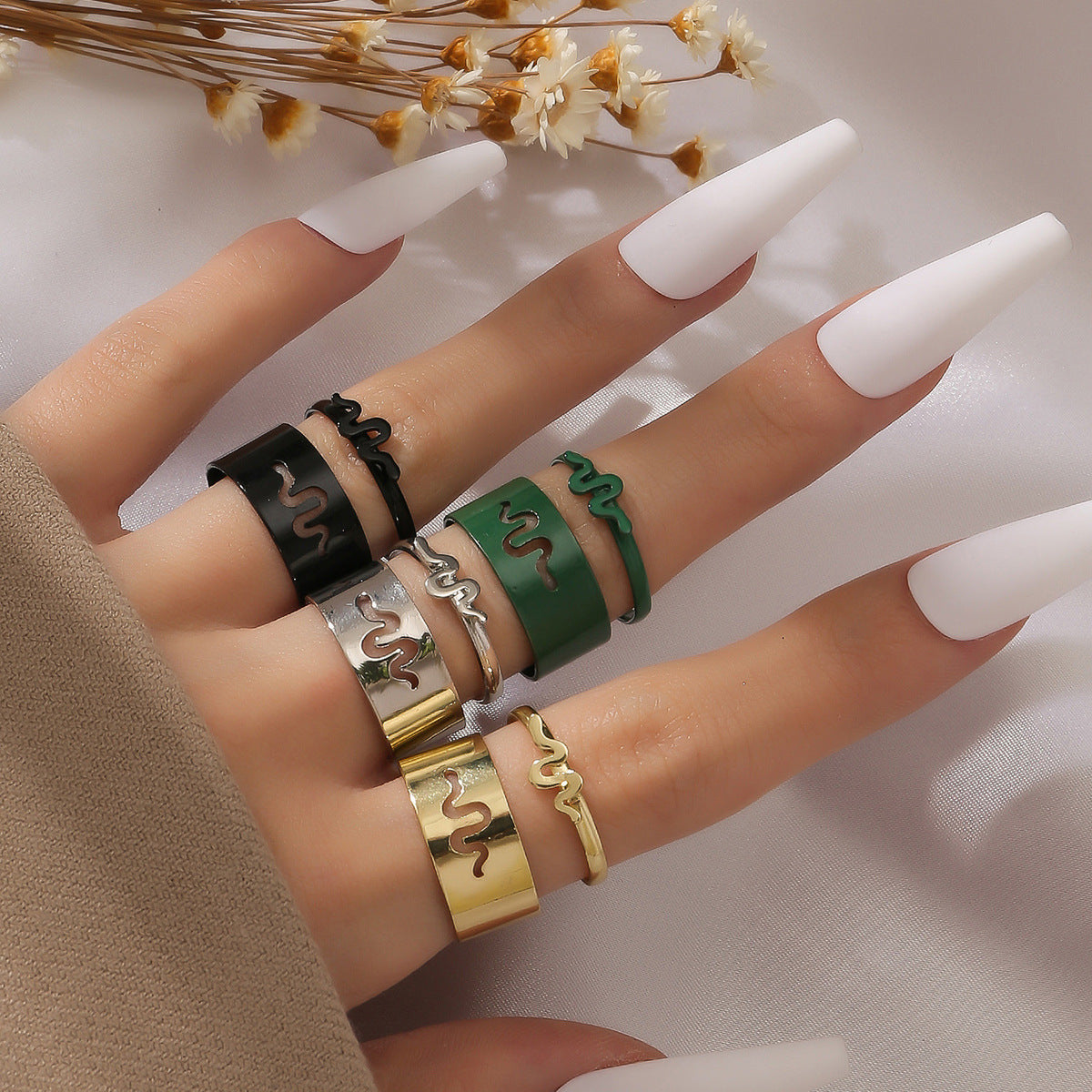 Women's Butterfly Open More Than Knuckle Sets Of Ring