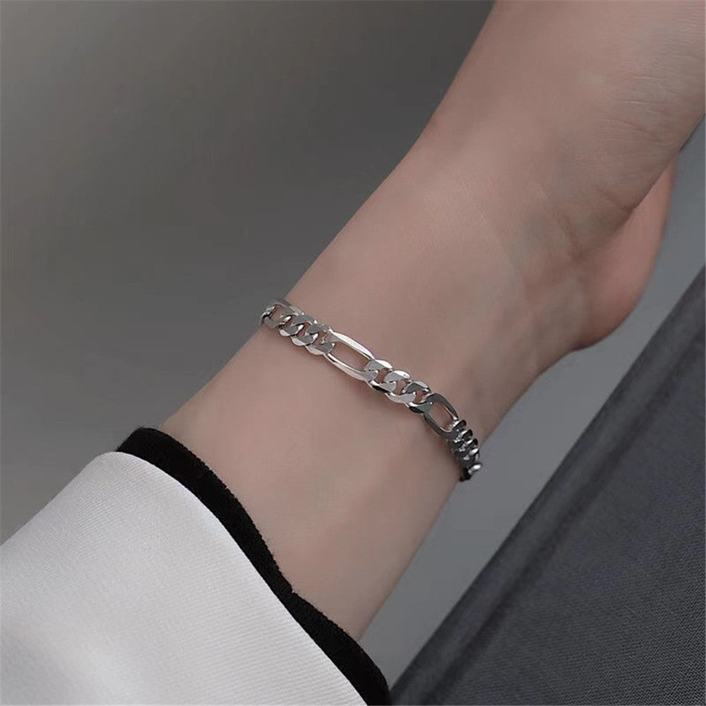 Women's & Men's Retro Fashion Figaro Chain Hand Bracelet