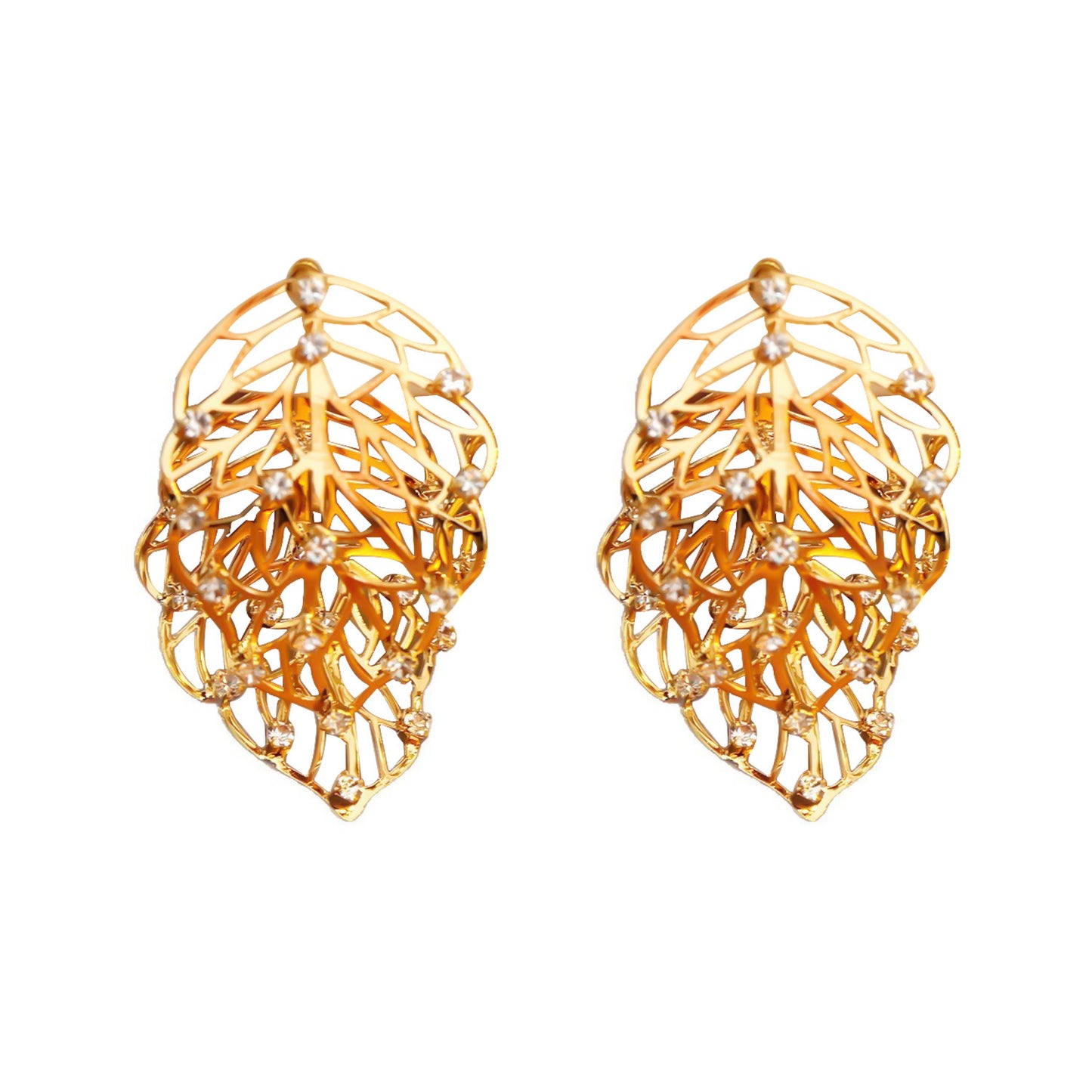 Light Luxury High Sense Niche Super Flash Double Rings