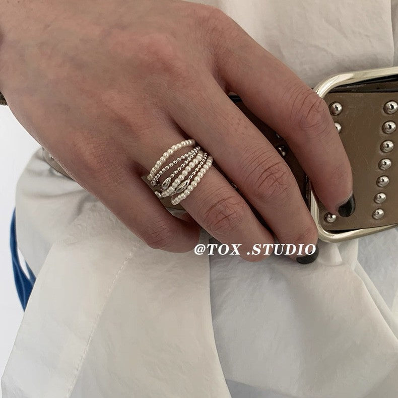 Multilayer Cold Style High-grade Daily Match Rings