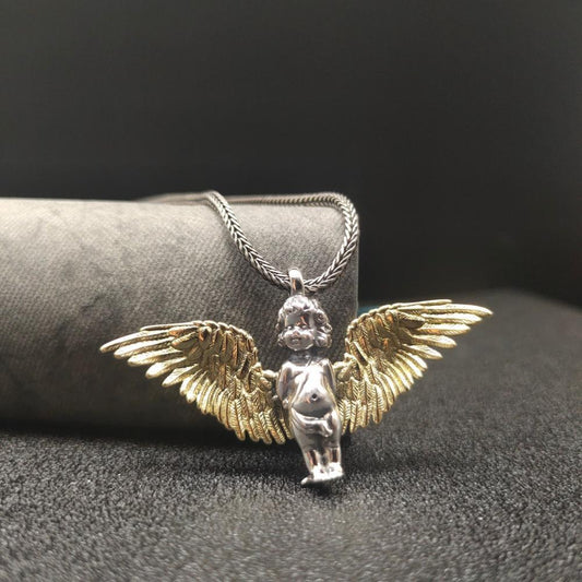 Women's & Men's Niche Angel Vintage Fashion Beauty Sweaters Necklaces