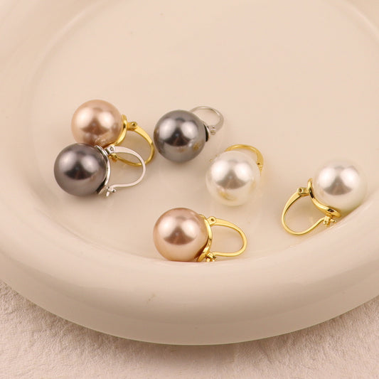 Women's Pearl Ear Clip Simple Light Luxury Earrings
