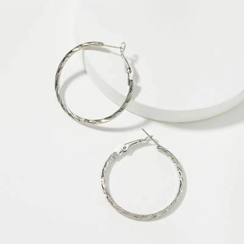 Light Luxury Temperament Fashion Simple Everyday Joker Niche Advanced Earrings