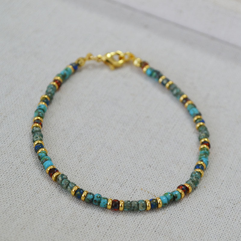 Picasso Antique Beads Bohemian Handmade Beaded Retro Literary Simplicity Bracelets