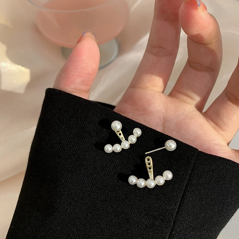 Women's Style For Pearl Sier Niche Design Simple Rings