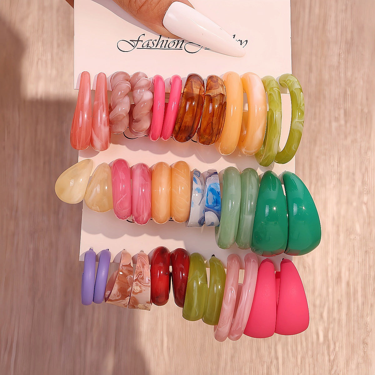 Colorful Dopamine Cute Style Stylish Graceful Simple Niche Trendy Earrings