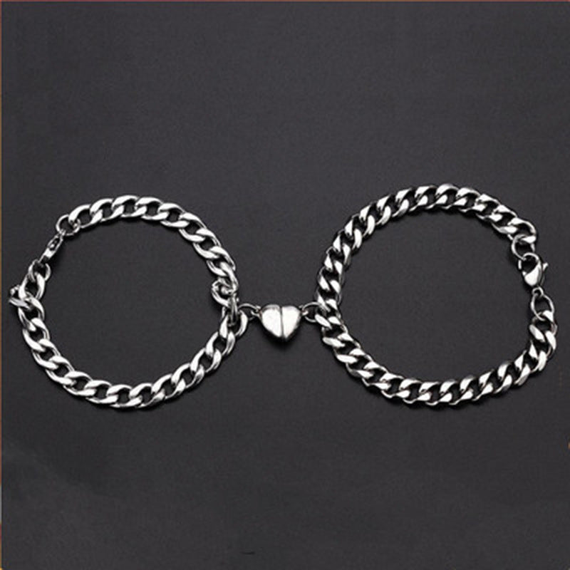 Women's & Men's Style Love Design Magnet Niche One Bracelets