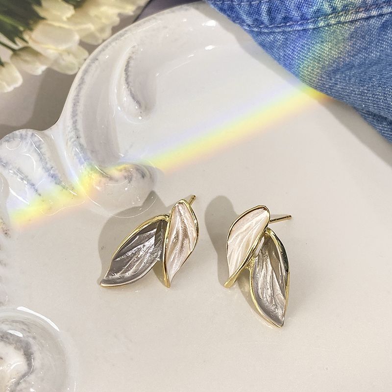 Women's Color Geometric For Niche Design Ear Trendy Earrings