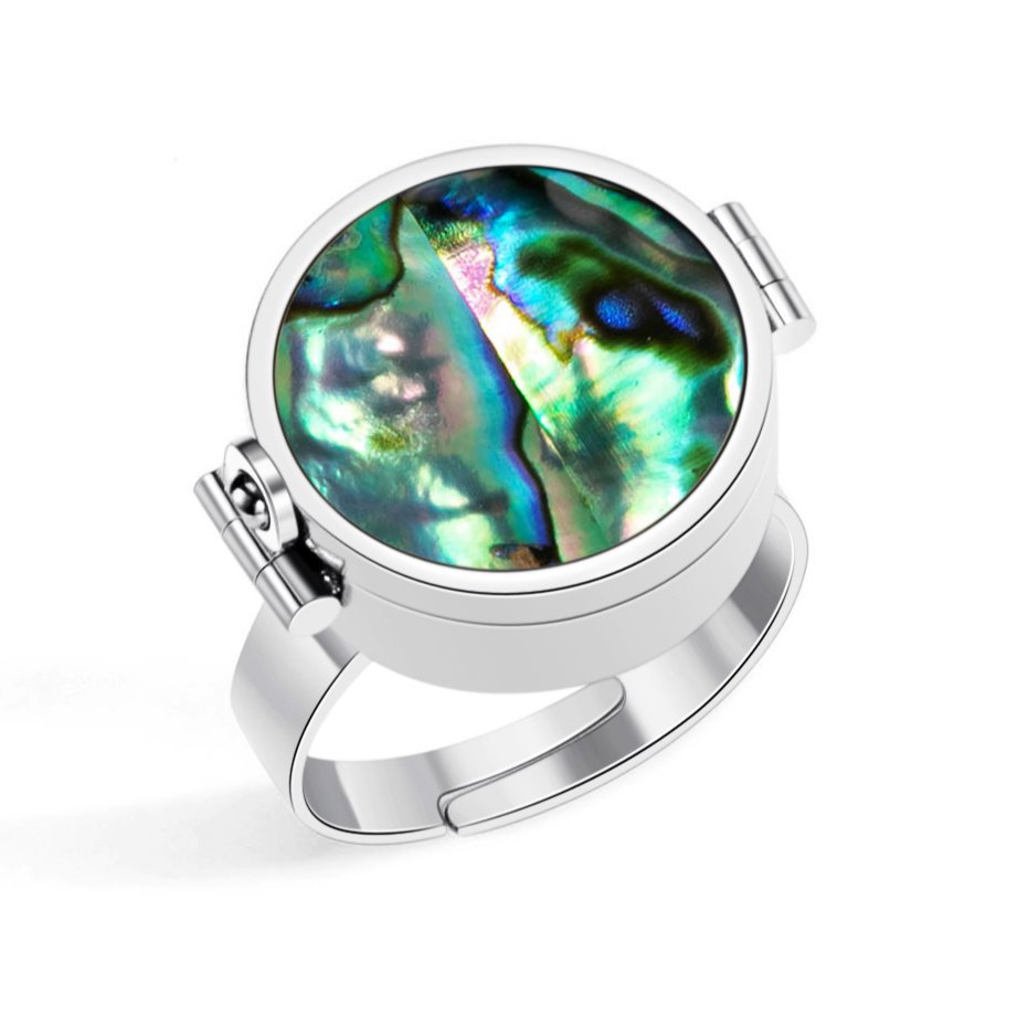 Storage Lipstick Titanium Steel Fashion Stainless Ring