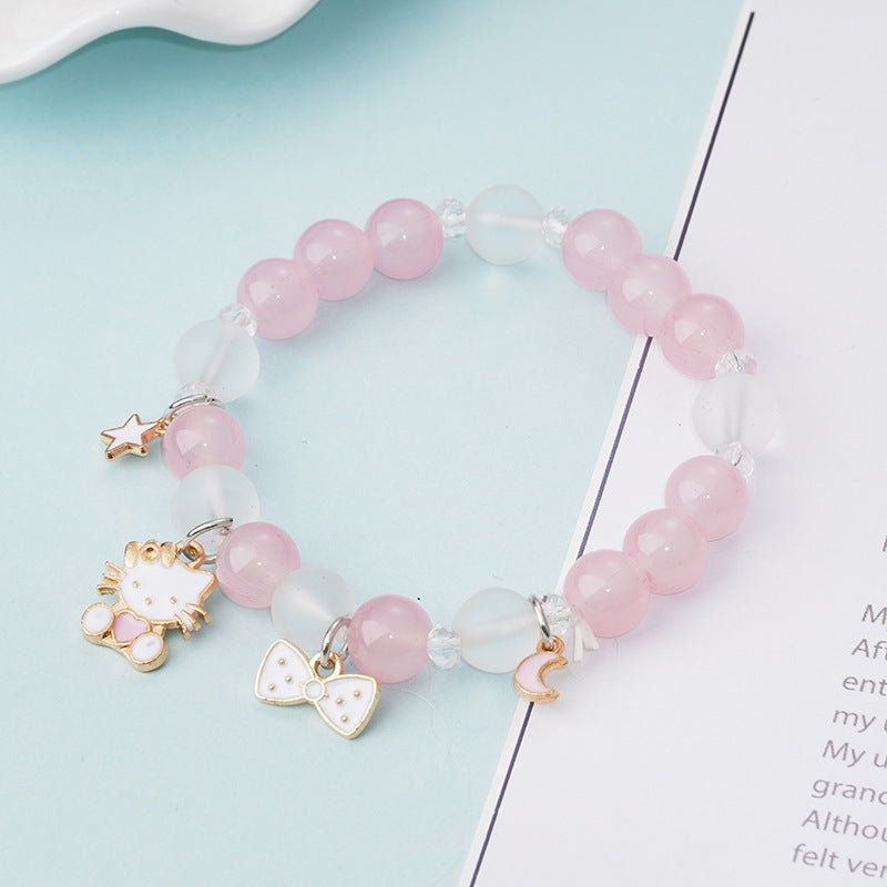 Korean Style Graceful Cute Crystal String Bracelet