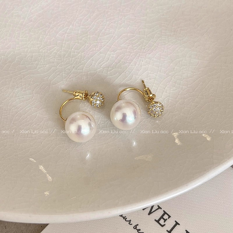 Women's Style For Pearl High-grade Unique Light Earrings