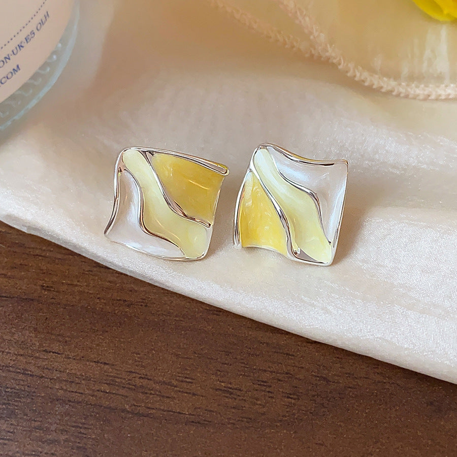 Note Sier Needle Acrylic Stars Summer Earrings