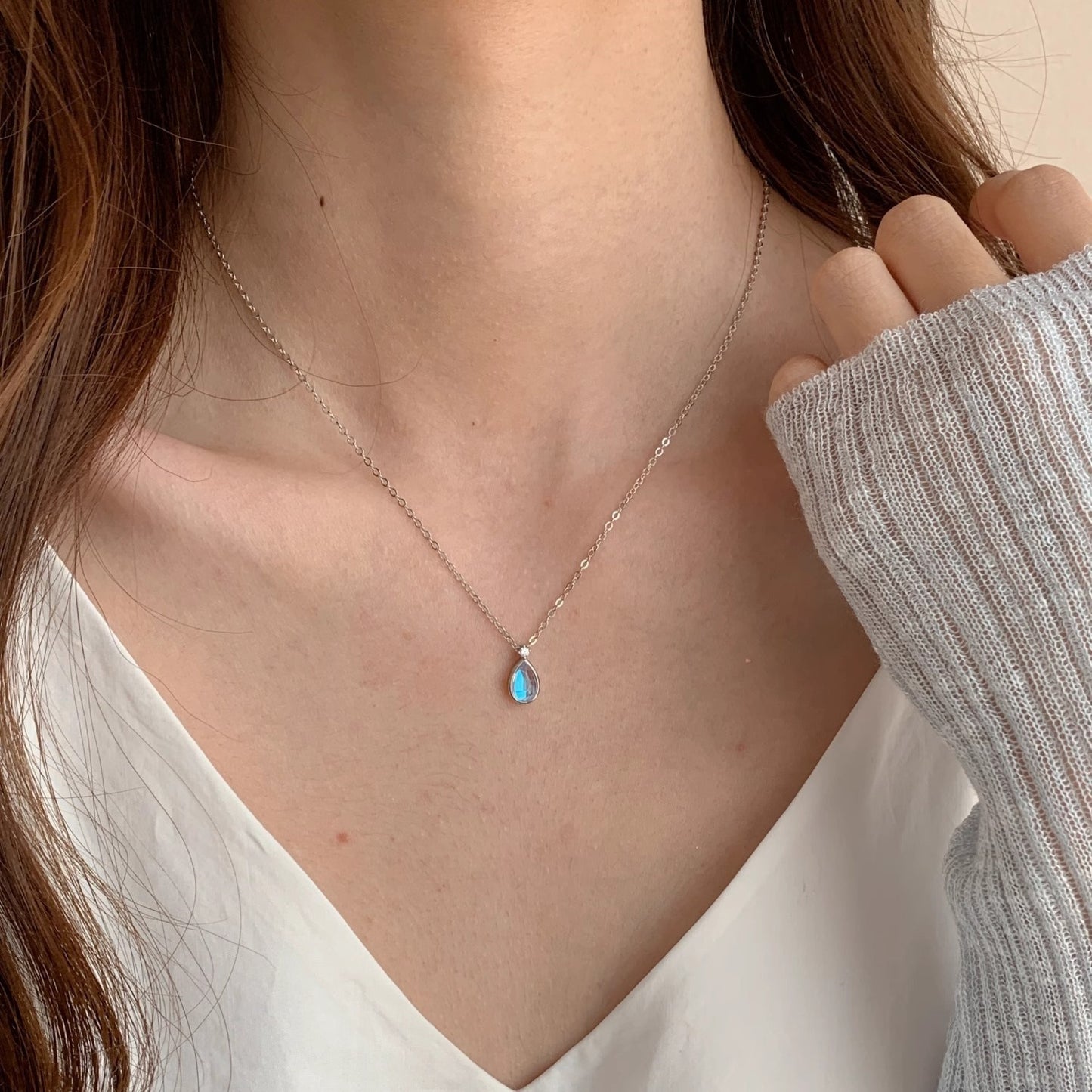 Women's Sier Light Luxury High-grade Design Clavicle Necklaces