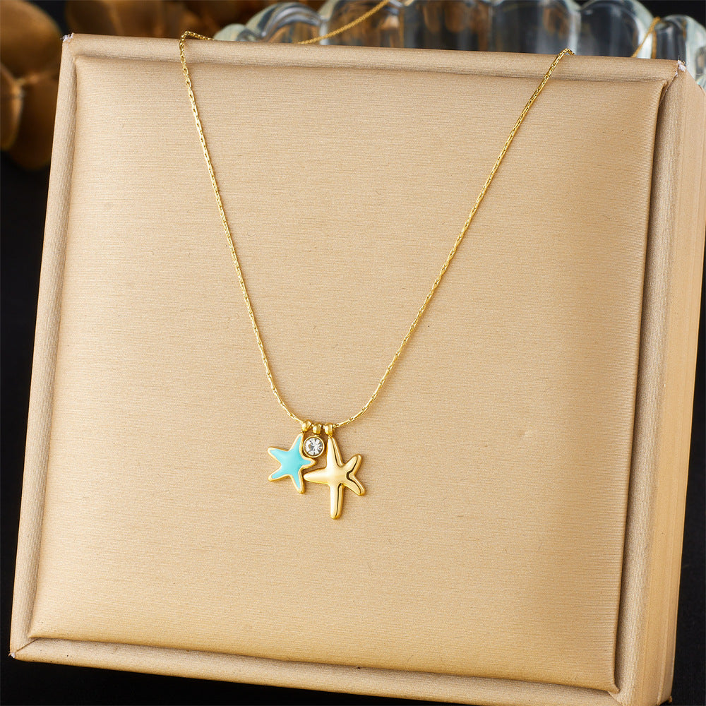 Design Clavicle Chain Light Luxury Advanced Simple Irregular Layered Necklace