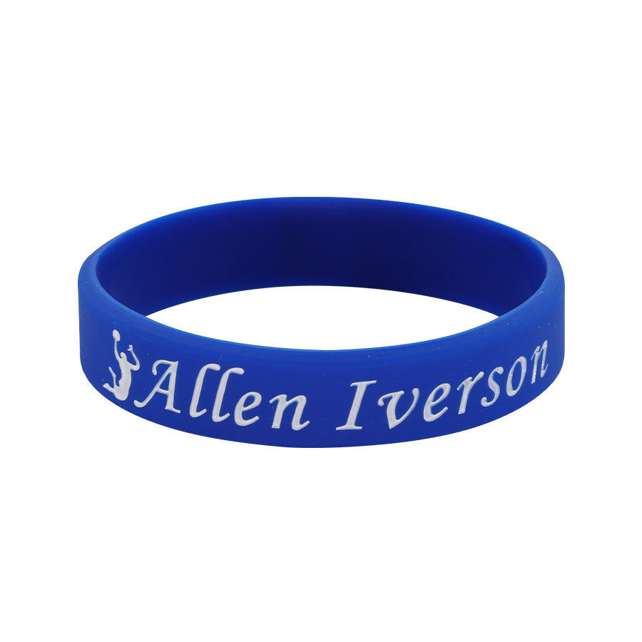 Star Concave Thickened Silicone Kobe James Basketball Bracelet
