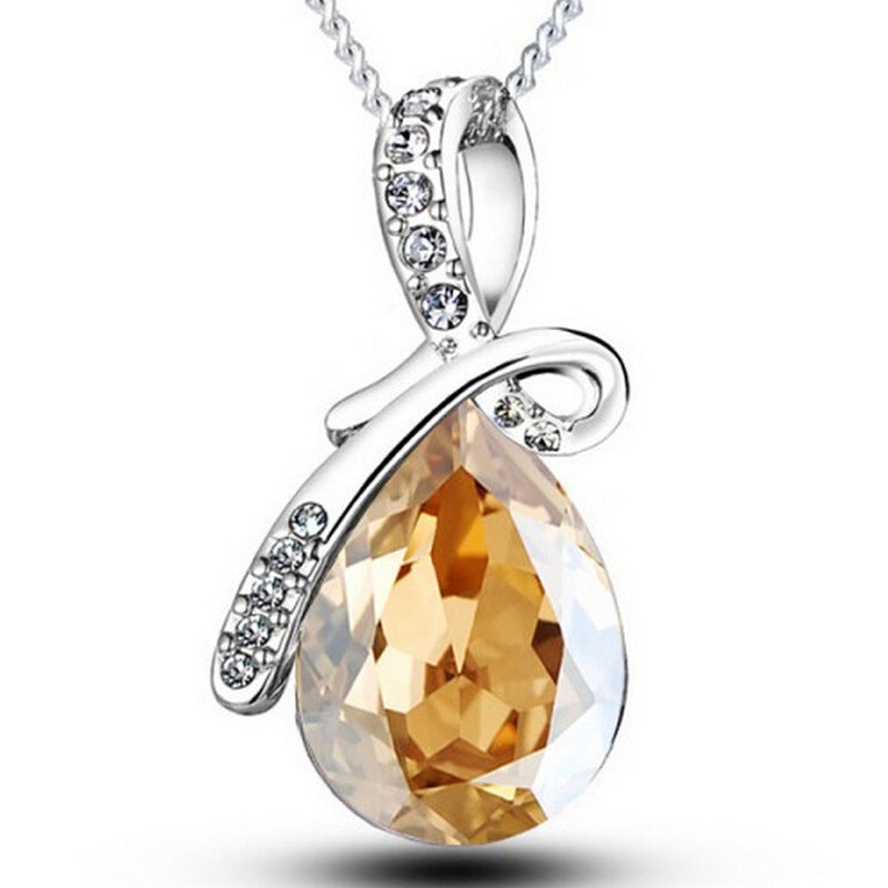 Clavicle Chain Angels Cry Water Drop Exquisite Necklace