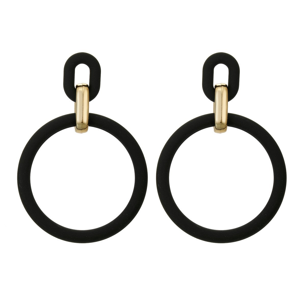 Color Personality Geometry Fashion Retro Spray Earrings