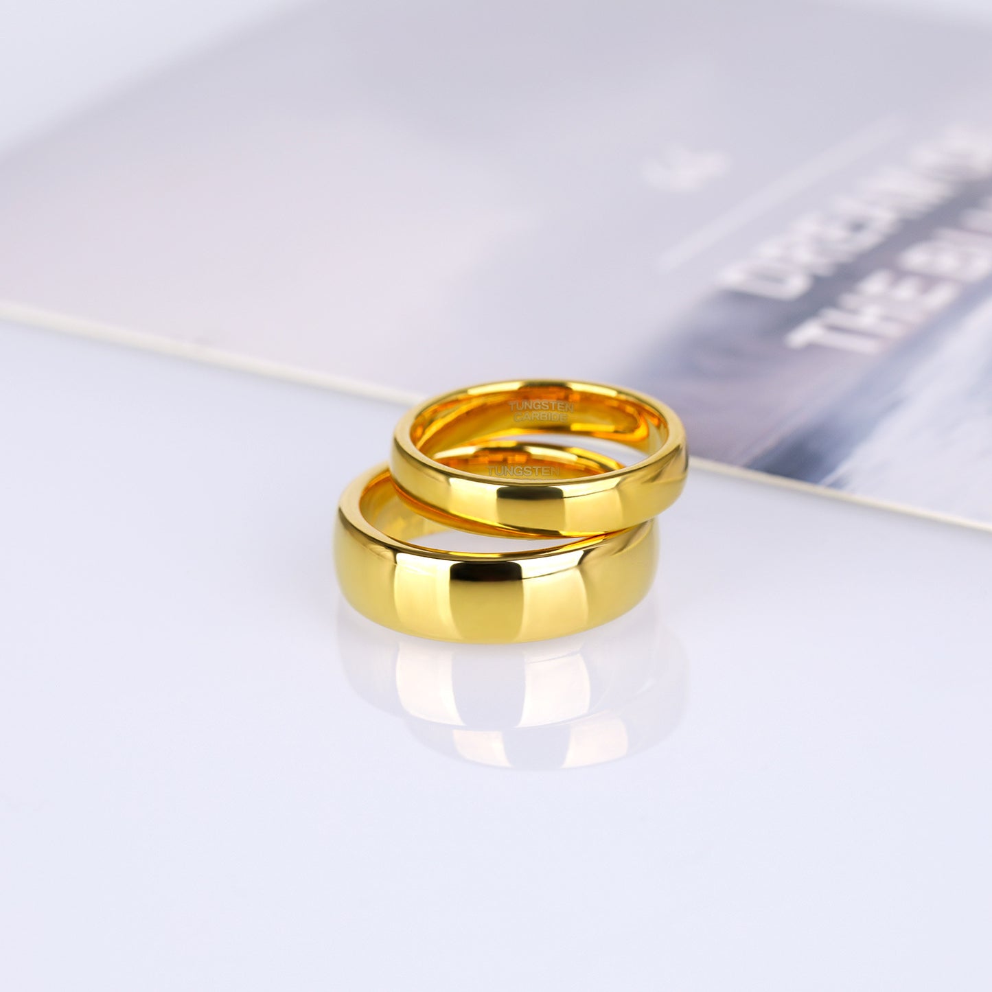 Women's & Men's Classic Simple High-grade Sense Tungsten Wide Rings