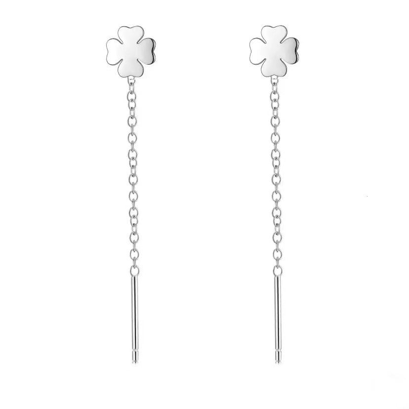 Women's Simple Fresh Korean Style Chain Mid-length Ear Line