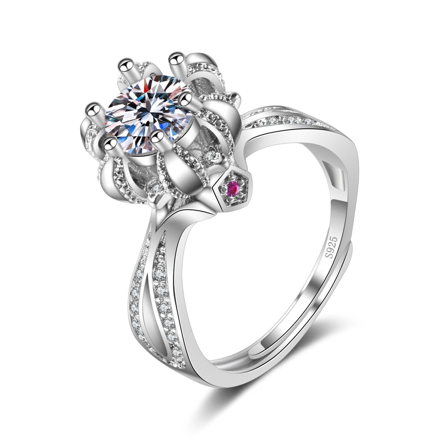 Square Bag Open Female Super Flash One Rings