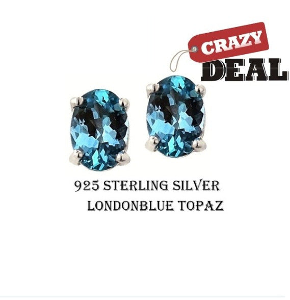 Attractive Beautiful Charming Glamorous Oval Opal Earrings