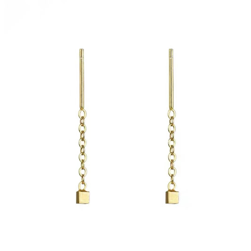 Women's Clover Lines Fashionable High-grade Tassel Simple Ear Line
