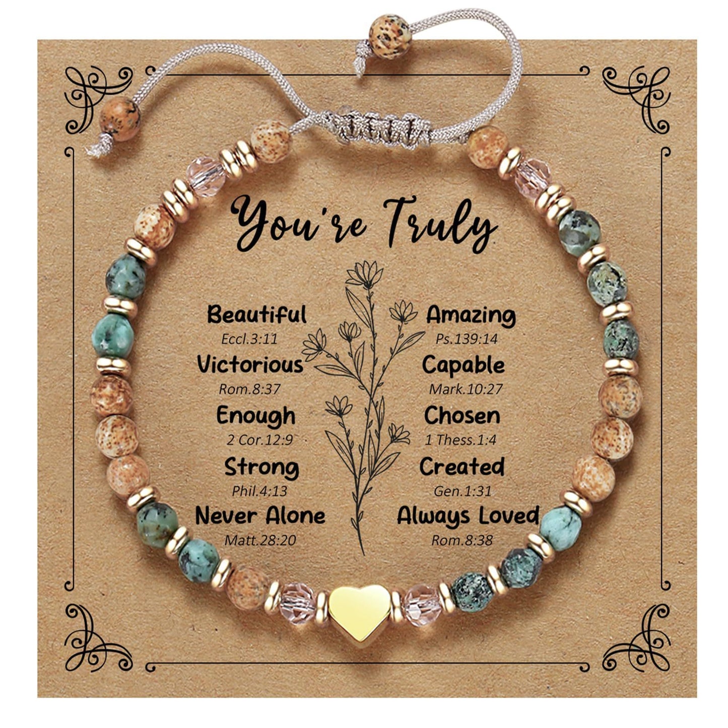 Drawing Stone African Pine Heart Pink Crystal Golden Pendants