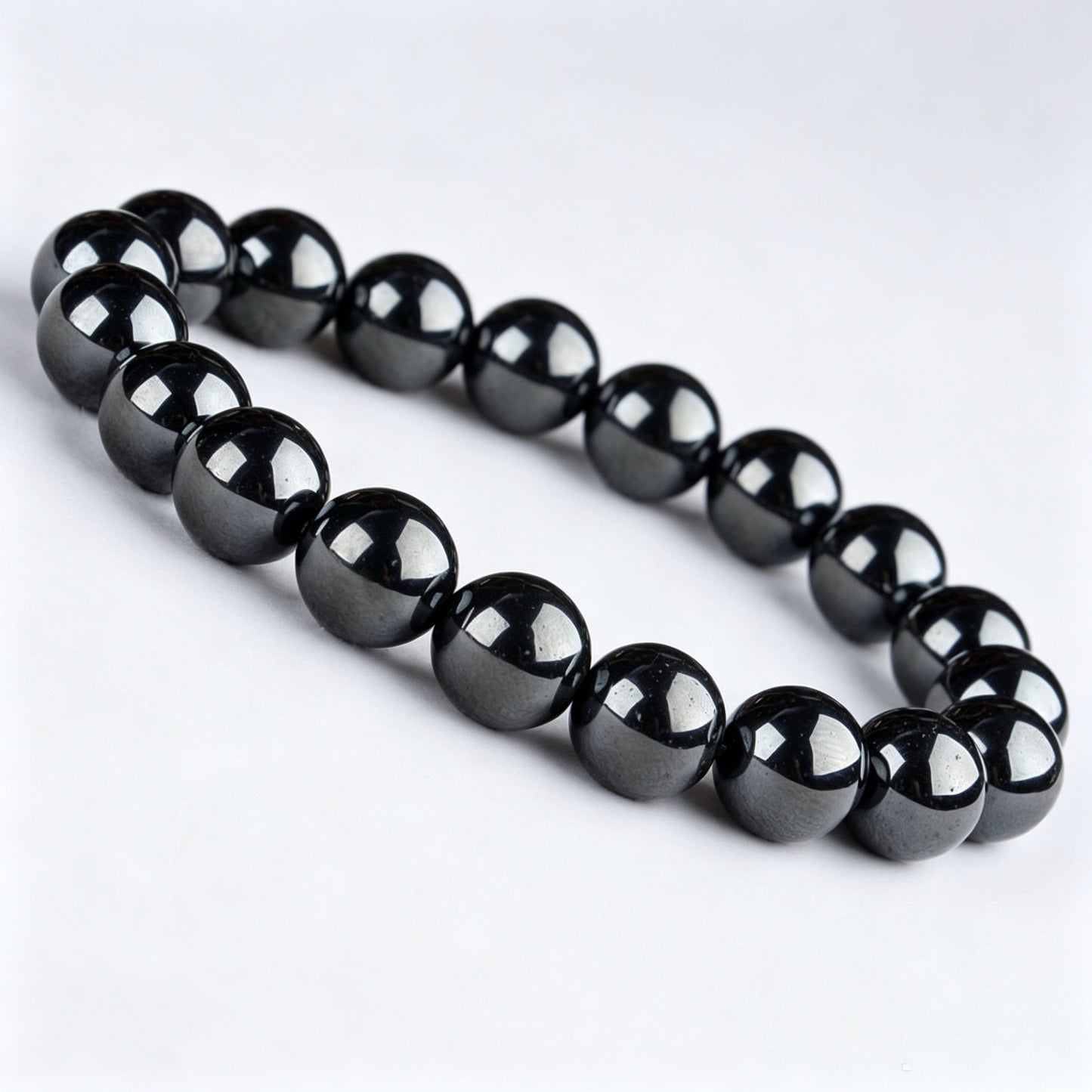 Men's Magnetic Haematite Energy Geometric Shape Titanium Steel Bracelets