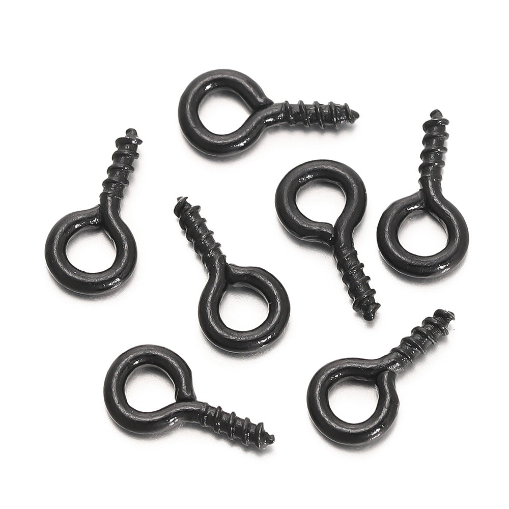 Croissant Nail Screw Sheep Eye Pearl Jewelry Accessories