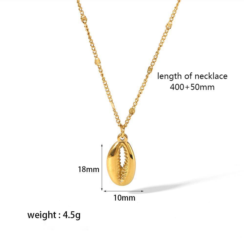 Key Gold Stainless Steel Fashion High Necklaces