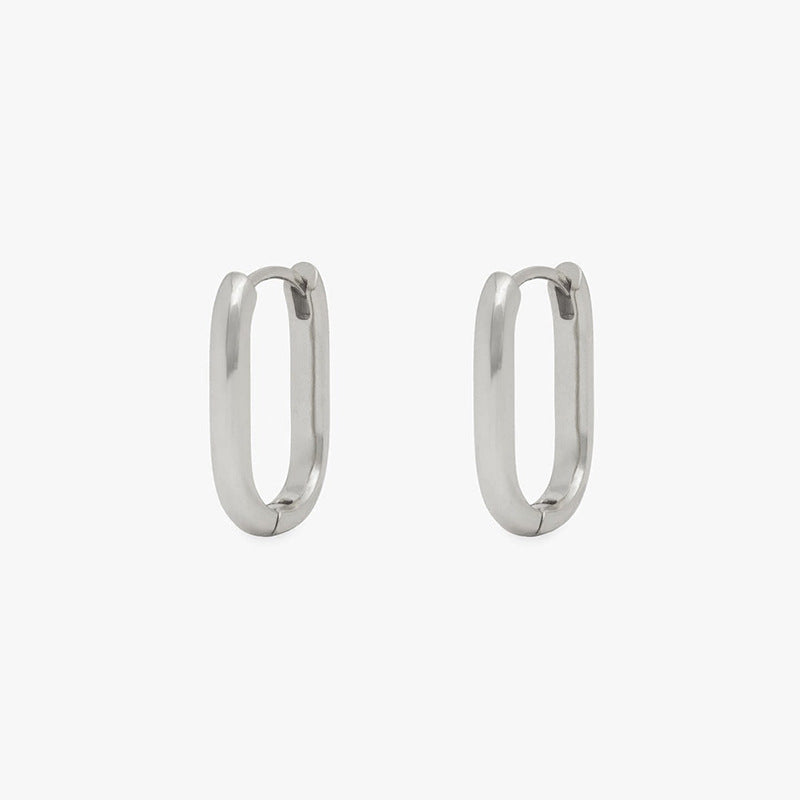 Simple Light Luxury Wind U-shaped Glossy Electroplating Ear Buckle