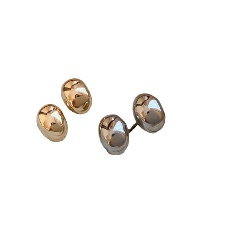 Women's Korean Fashion Temperamental Minority Design Style Petite Stud Earrings