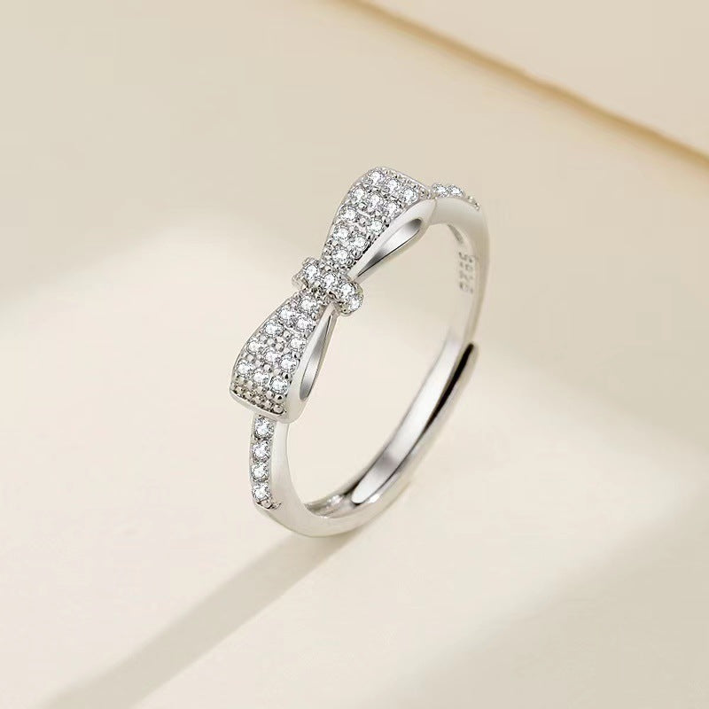 Moissanite Female Affordable Luxury Fashion Niche Rings