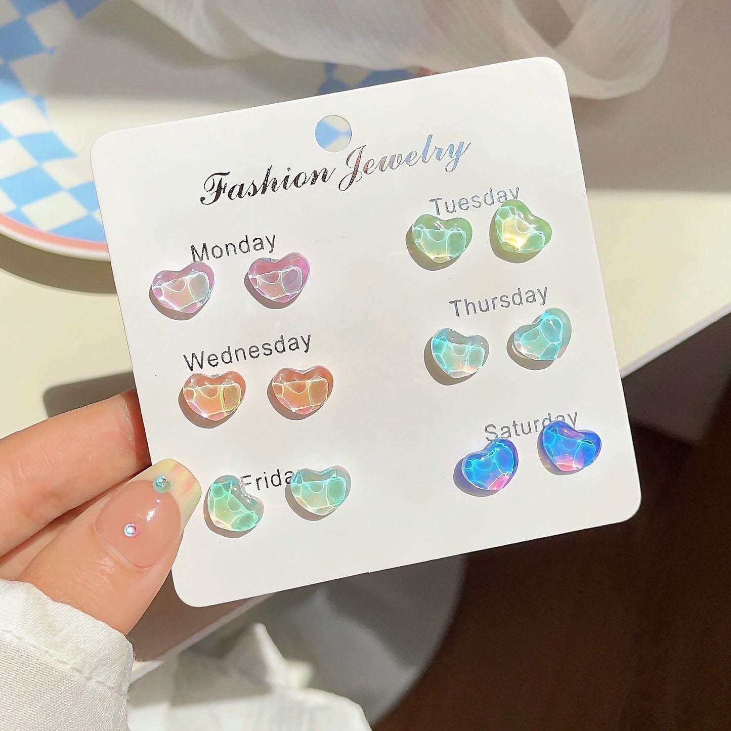 Elegant Pearl Niche Female Sier Pin Four Leaf Clover Stud Earrings