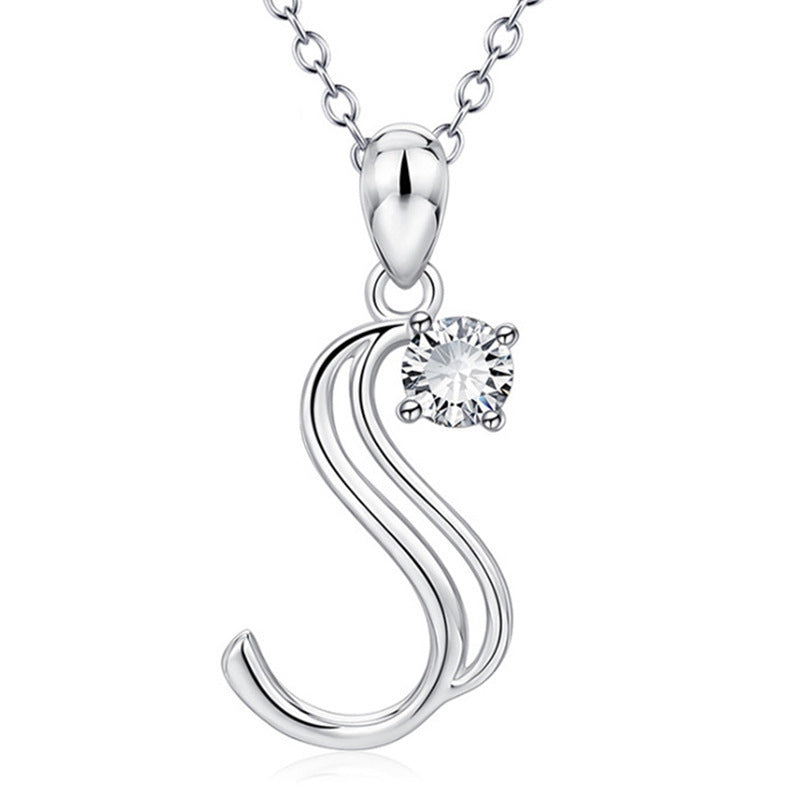 Style English Letters Fashion Jeweled Popular Pendants