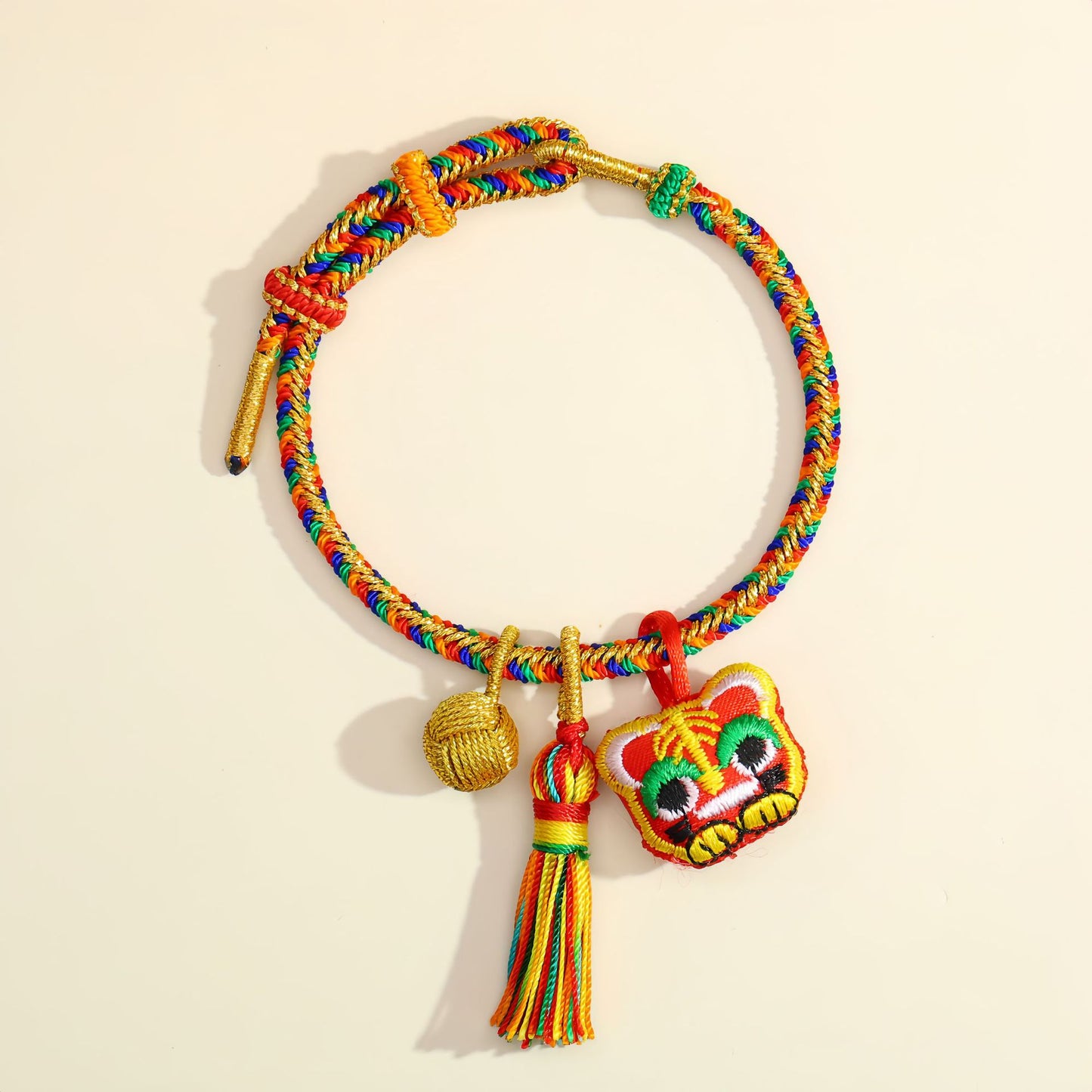 Children's Dragon Boat Festival Colorful Rope Carrying Strap Hand-woven Tiger Sachet Bracelets