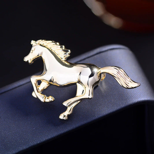 Zodiac Horse Brooch Temperament High Sense Brooches