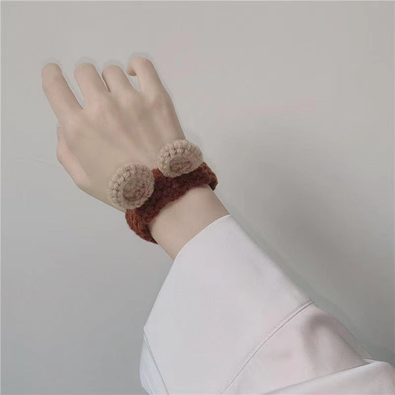 Bear Wool Hand-woven Cute Rabbit Ear Couple Bracelets