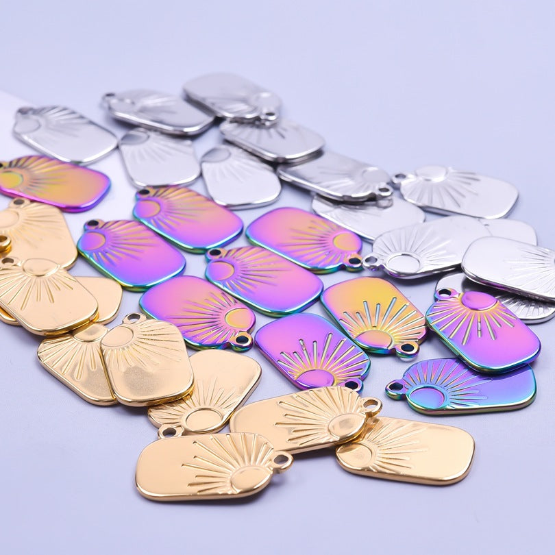 Sun Tag Wind Ornament Accessories Colorful Pendants