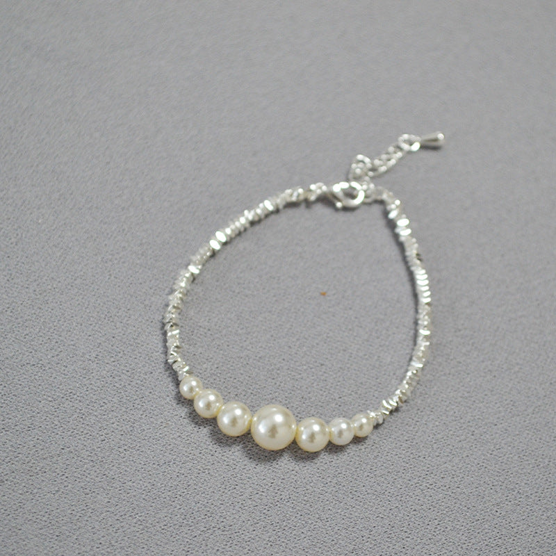 Pieces Of Sier Imitation Pearl Cold Style Necklaces