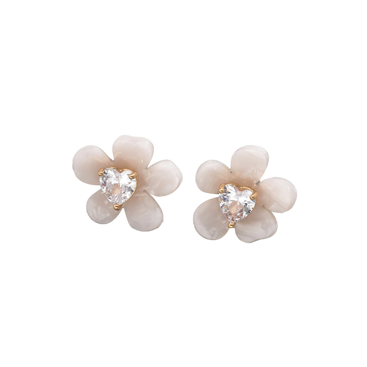 Women's Simple Fresh Air Niche High-grade Flower Earrings