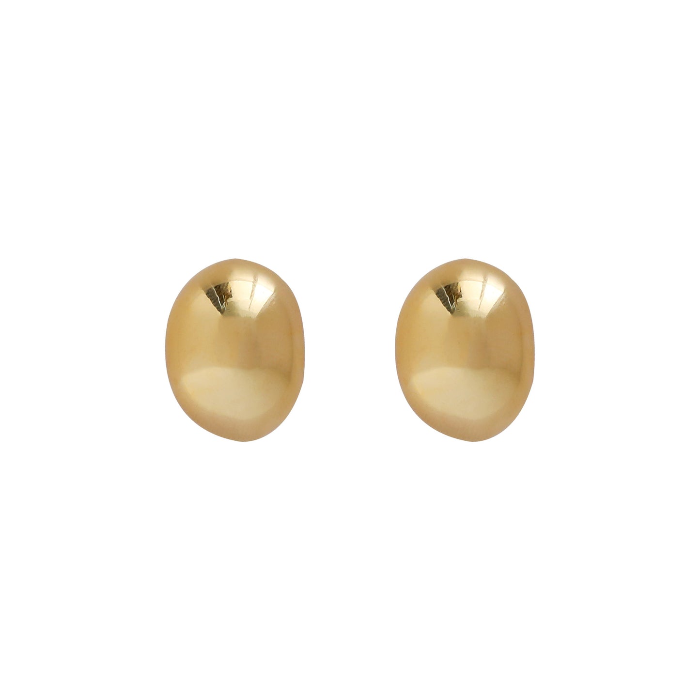 Metal Small Beans Tide Retro Style Female Earrings