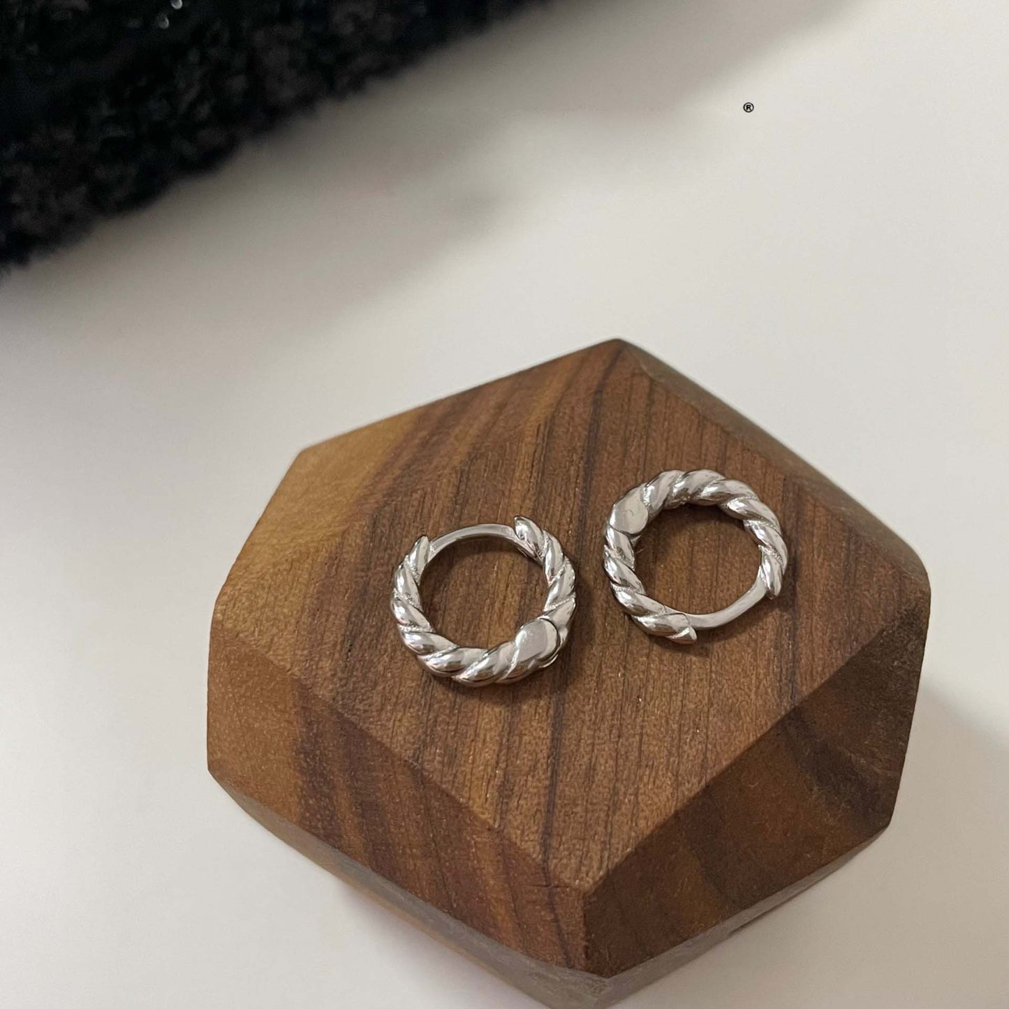 Without Picking Sier Needle Round Retro Temperament Rings