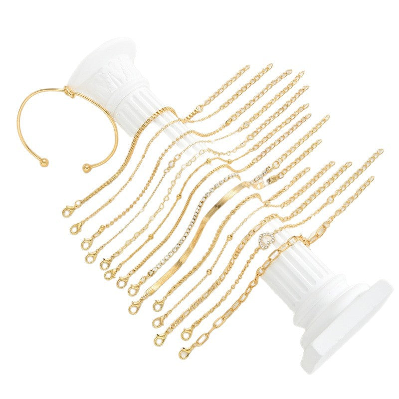 Women's Hand Style Metal Chain Irregular With Bracelet