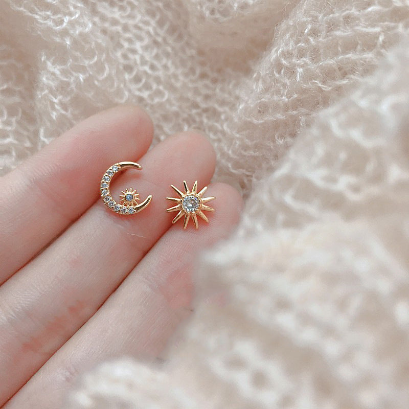 Women's Sier Needle Korean Style French Temperamental Pearl Earrings