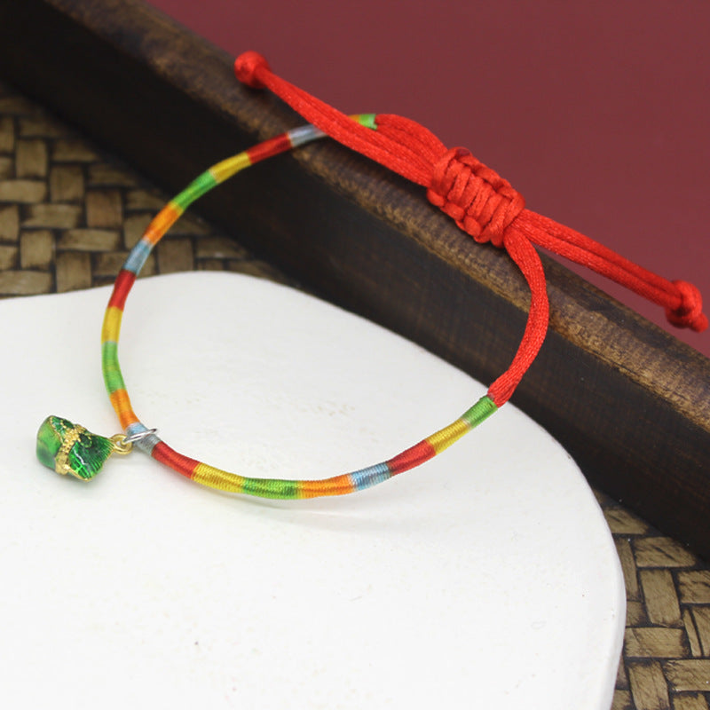 High School Entrance Examination College Small Gift Hand-woven Gold Bracelets