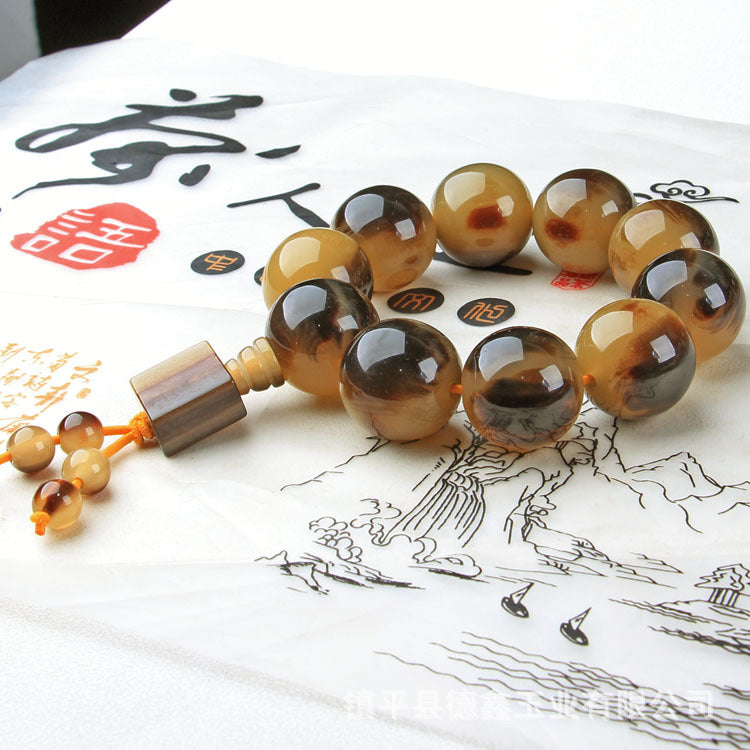 Horn Gourd Handball Beads Resin Imitation Bracelets