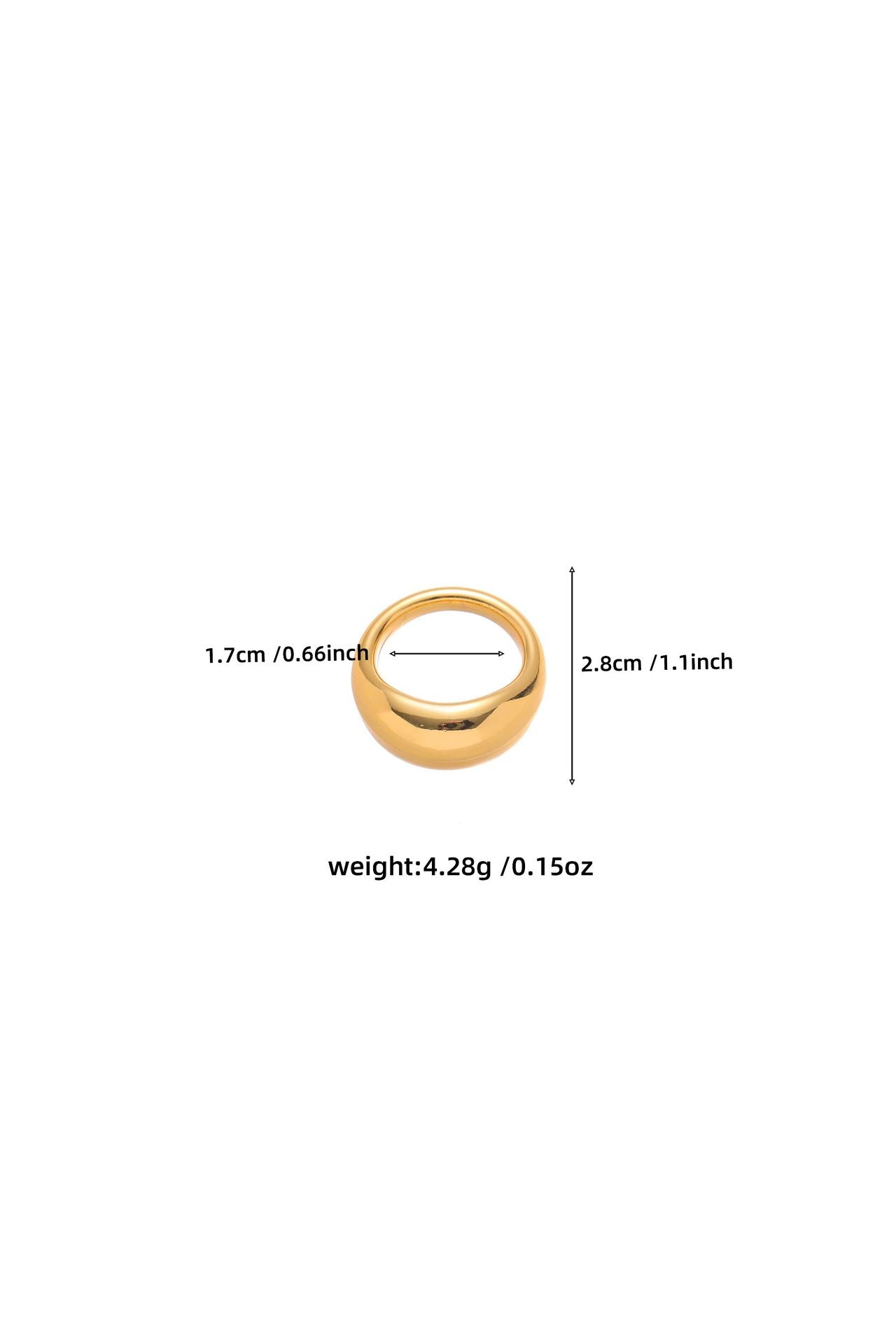 Stainless Steel Geometric Heart Shape Ear Niche Design Light Ring