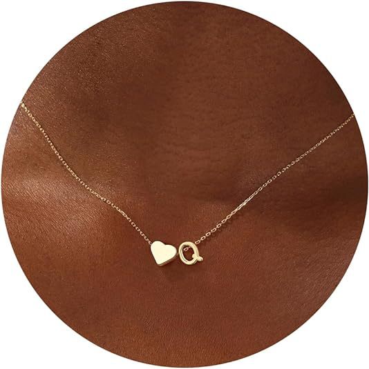 Love Letter Gold-plated Collarbone Durable Low Sensitivity Adjustable Necklace
